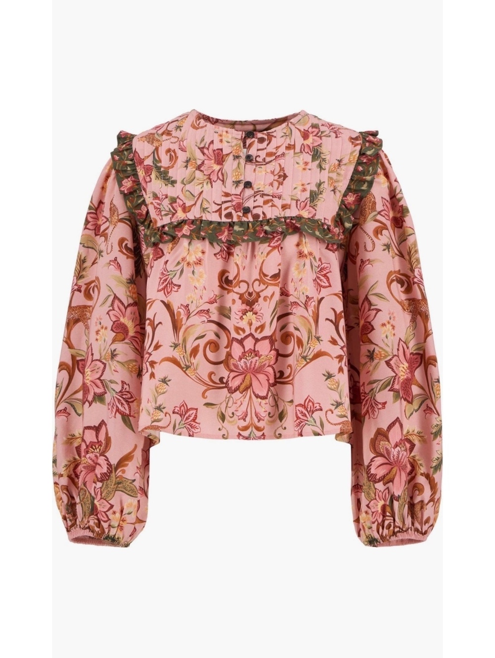 Farm Rio x Barbour Cami Long Sleeve Blouse